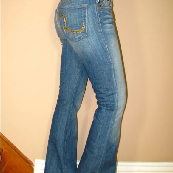 🆕 Rock & Republic Roth Flare Light Bleached Jeans Sz. 23 - Picture 3 of 8